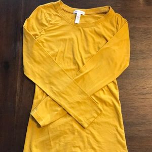 Mustard colored sweater